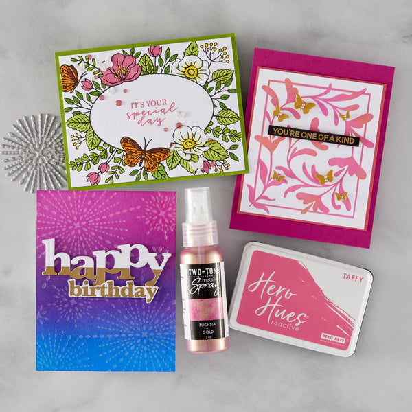 Hello & Thank You Letterpress + Foil Plates | Lovely Letterpress Collection