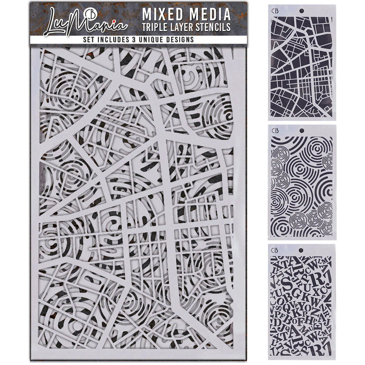 Triple Stencil Set No. 6