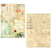 Vintage Manuscript A5 Tissue Paper 24pk