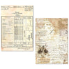 Vintage Manuscript A5 Tissue Paper 24pk