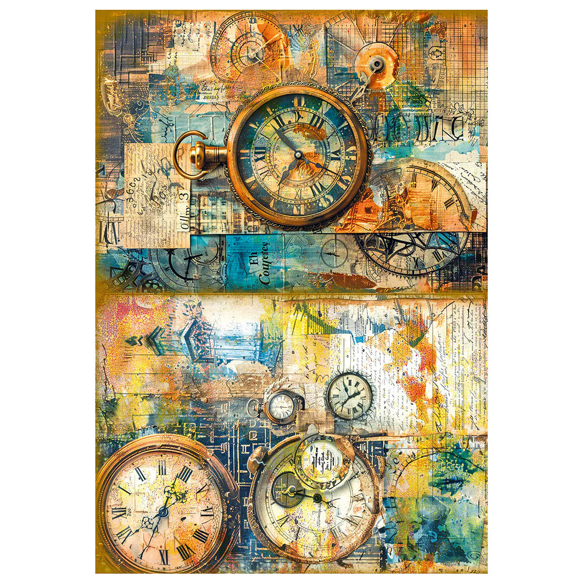 Past Time A4 Rice Paper 4pk