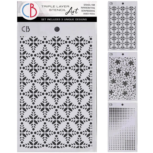 {coming soon!} Triple Layer Christmas Stencil Set