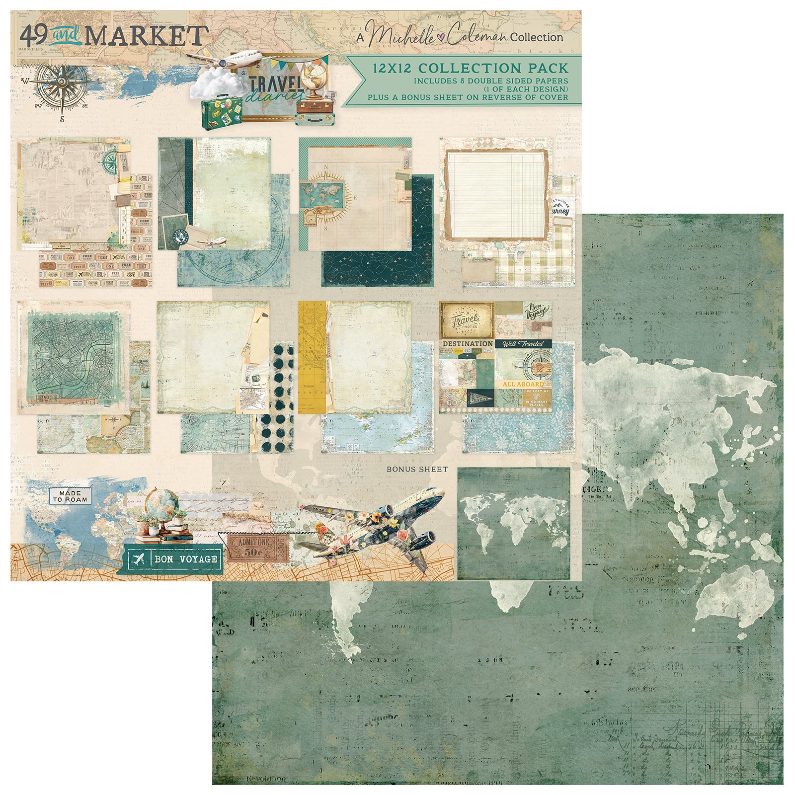 Travel Diaries 12x12 Collection Pack