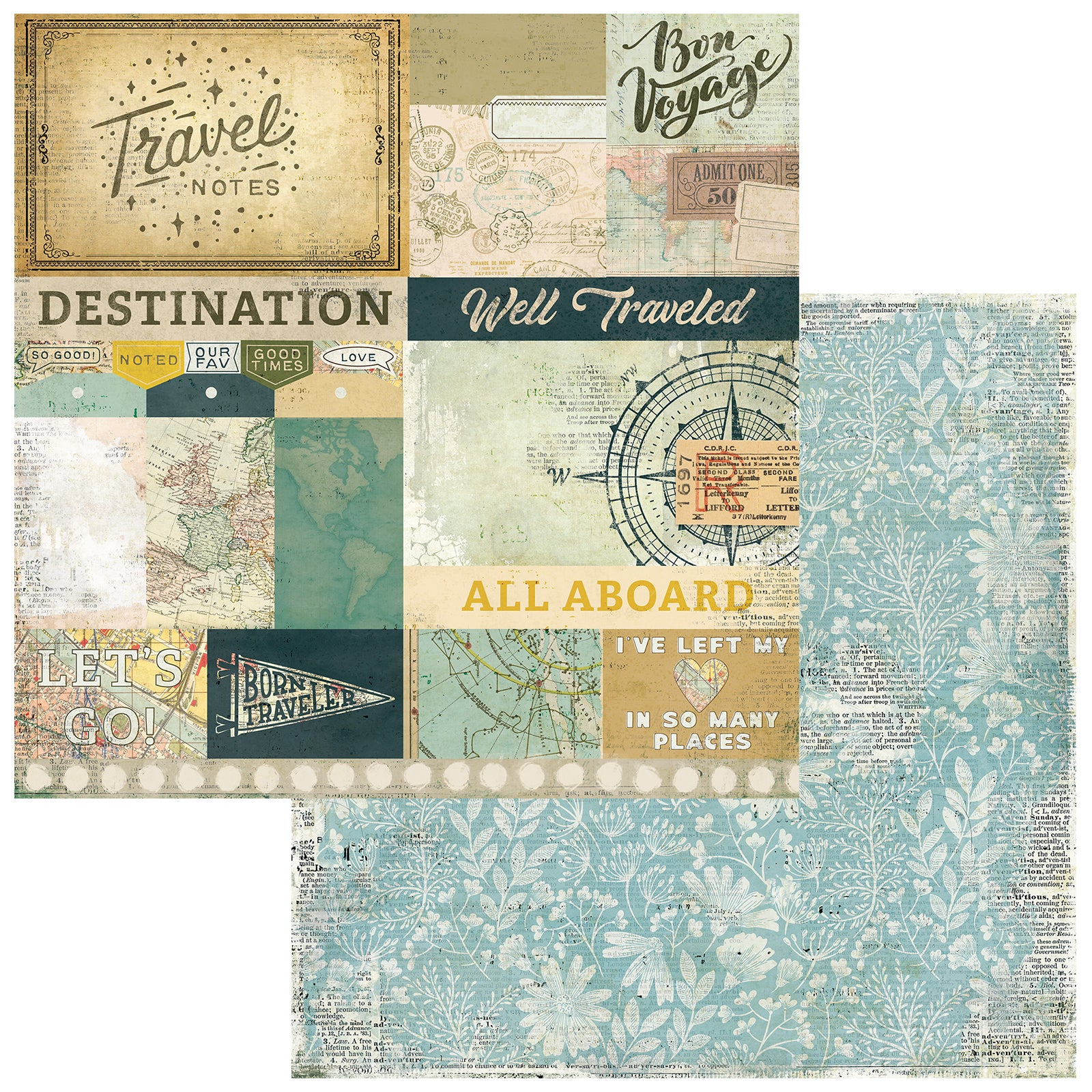Travel Diaries 12x12 Collection Pack