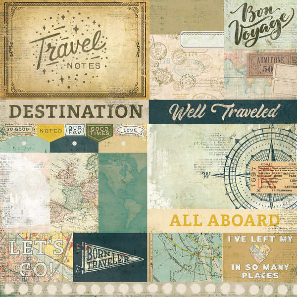 Travel Diaries 12x12 Collection Pack