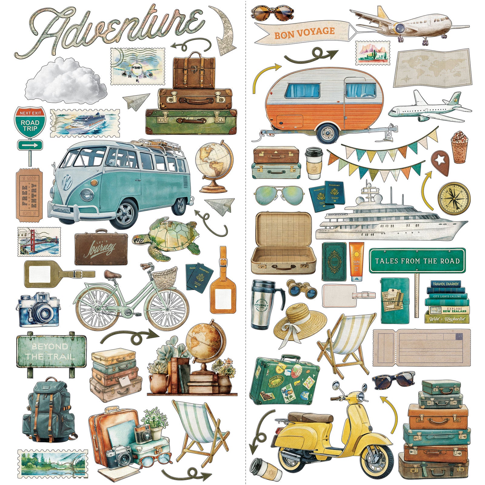 Travel Diaries Collection Bundle {with exclusive patch!}