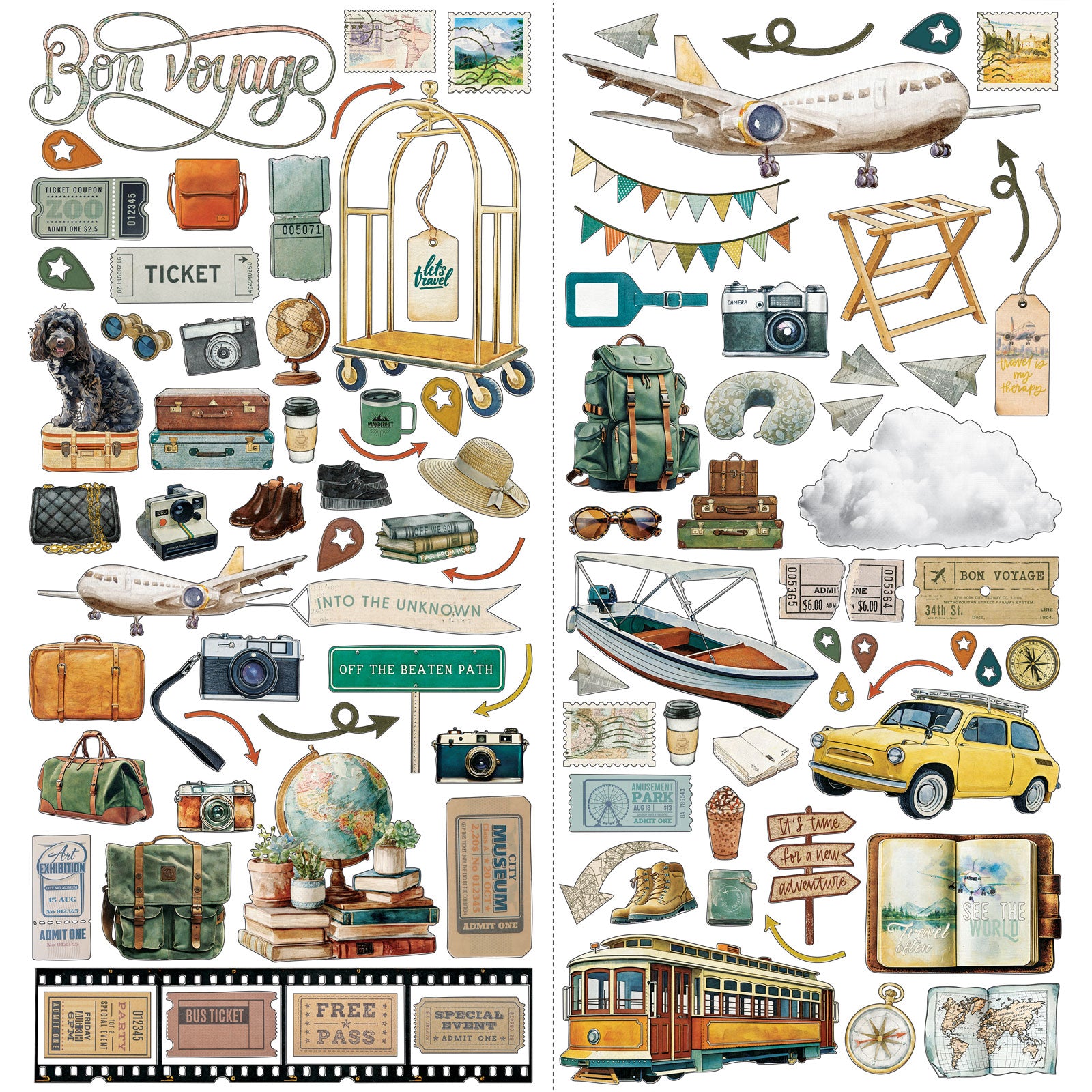 Travel Diaries Collection Bundle {with exclusive patch!}