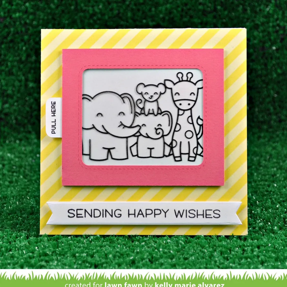 Push Here Clear Stamp Set