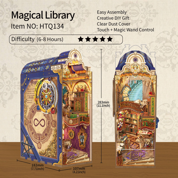 {coming soon!} Magical Library Diorama Book Nook Kit