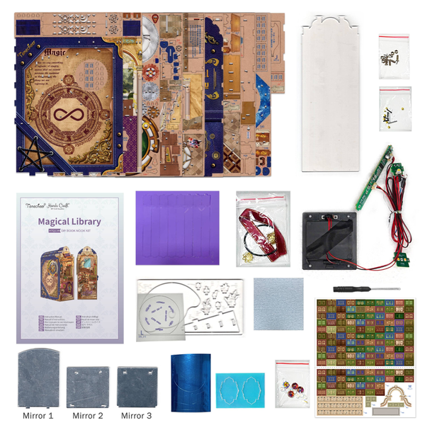 {coming soon!} Magical Library Diorama Book Nook Kit