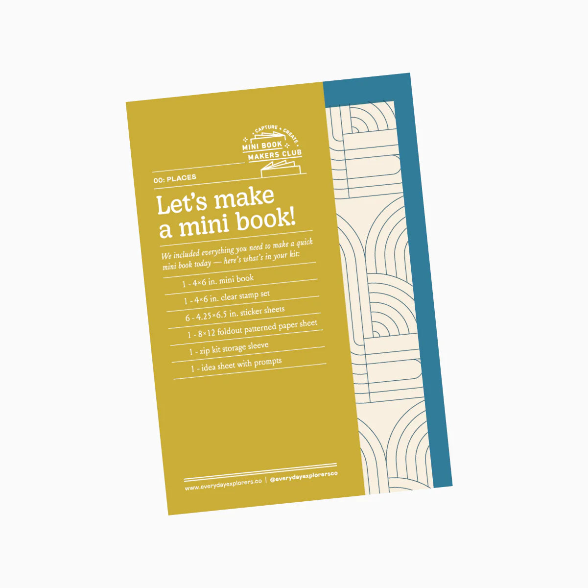 Mini Book Makers Club 00: June 2025 | Places {clearance}