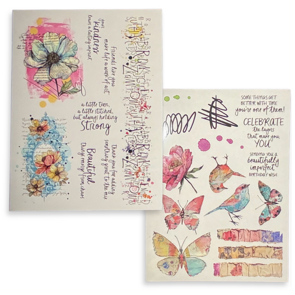 Beautifully Imperfect Rub-on Transfers