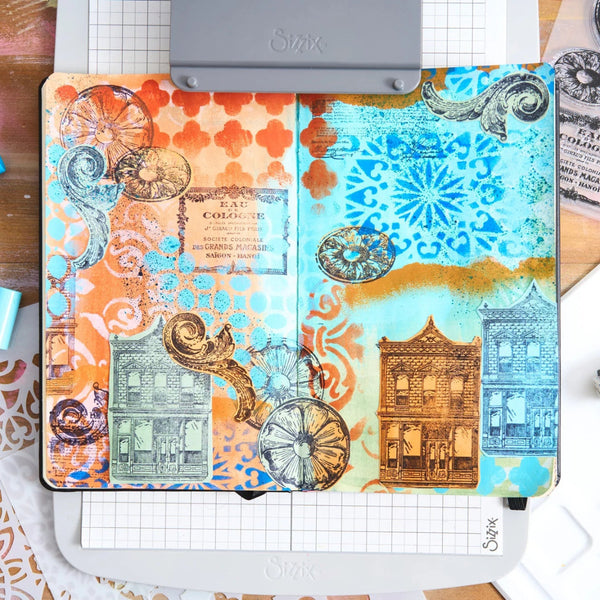 Build It A5 Stamp + Stencil Set | Mark Montano