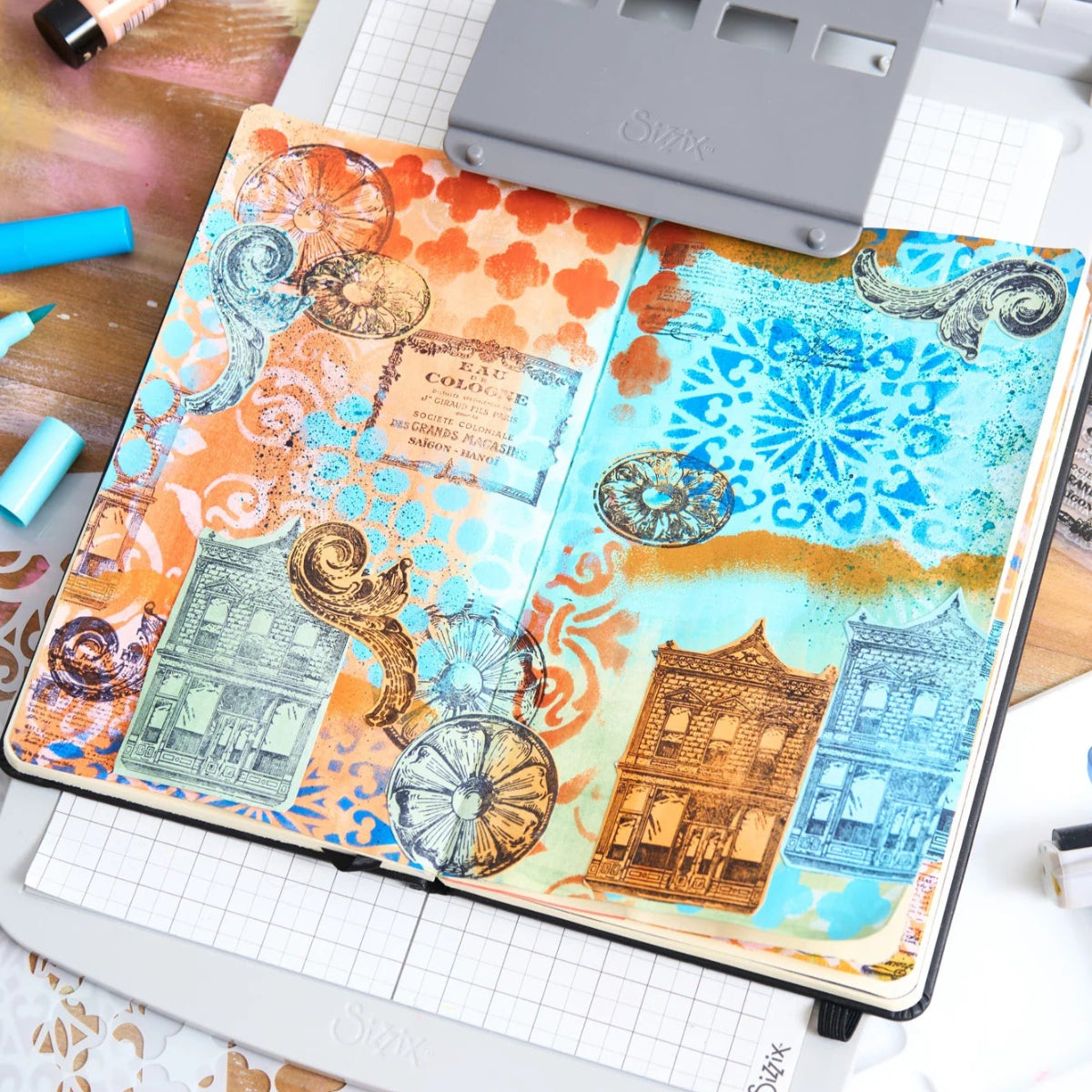 Build It A5 Stamp + Stencil Set | Mark Montano