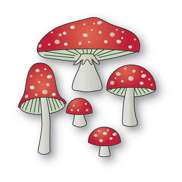 Mysterious Mushrooms Craft Die Set