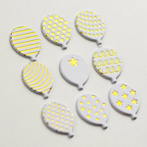 Party Balloon Fresh Cuts White Tags