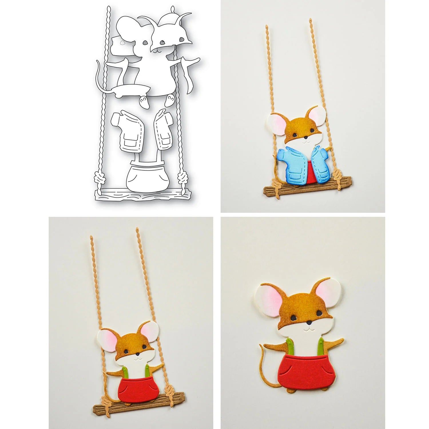 Sebastian Mouse Craft Die Set