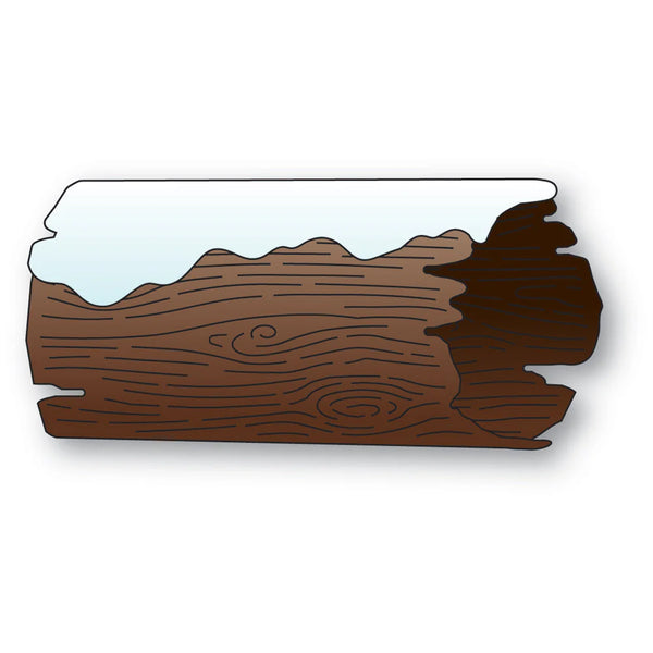 Snowy Log Craft Die Set