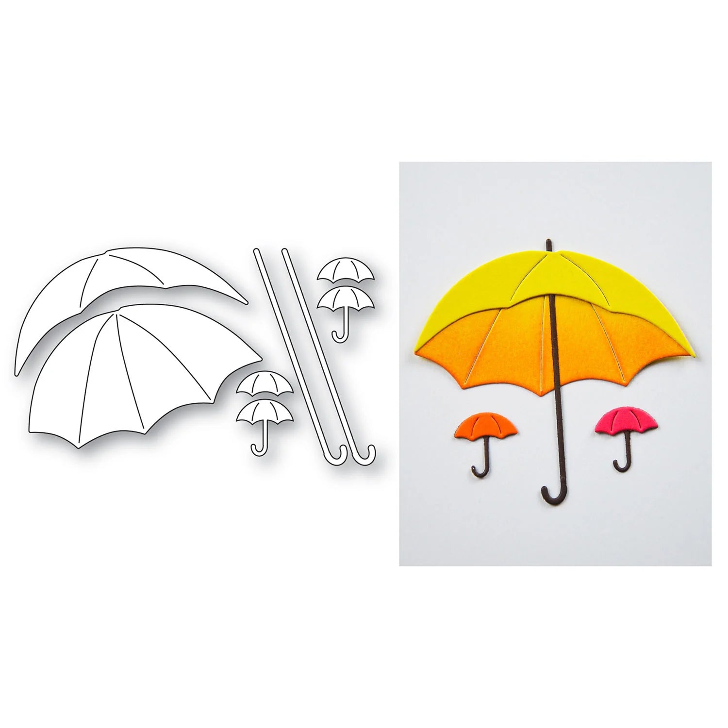 Umbrella Trio Die Set