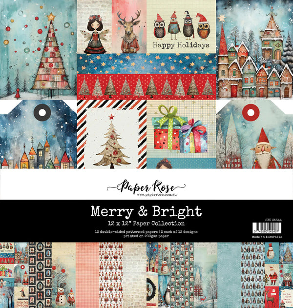 {coming soon!} Merry & Bright 12x12 Paper Collection