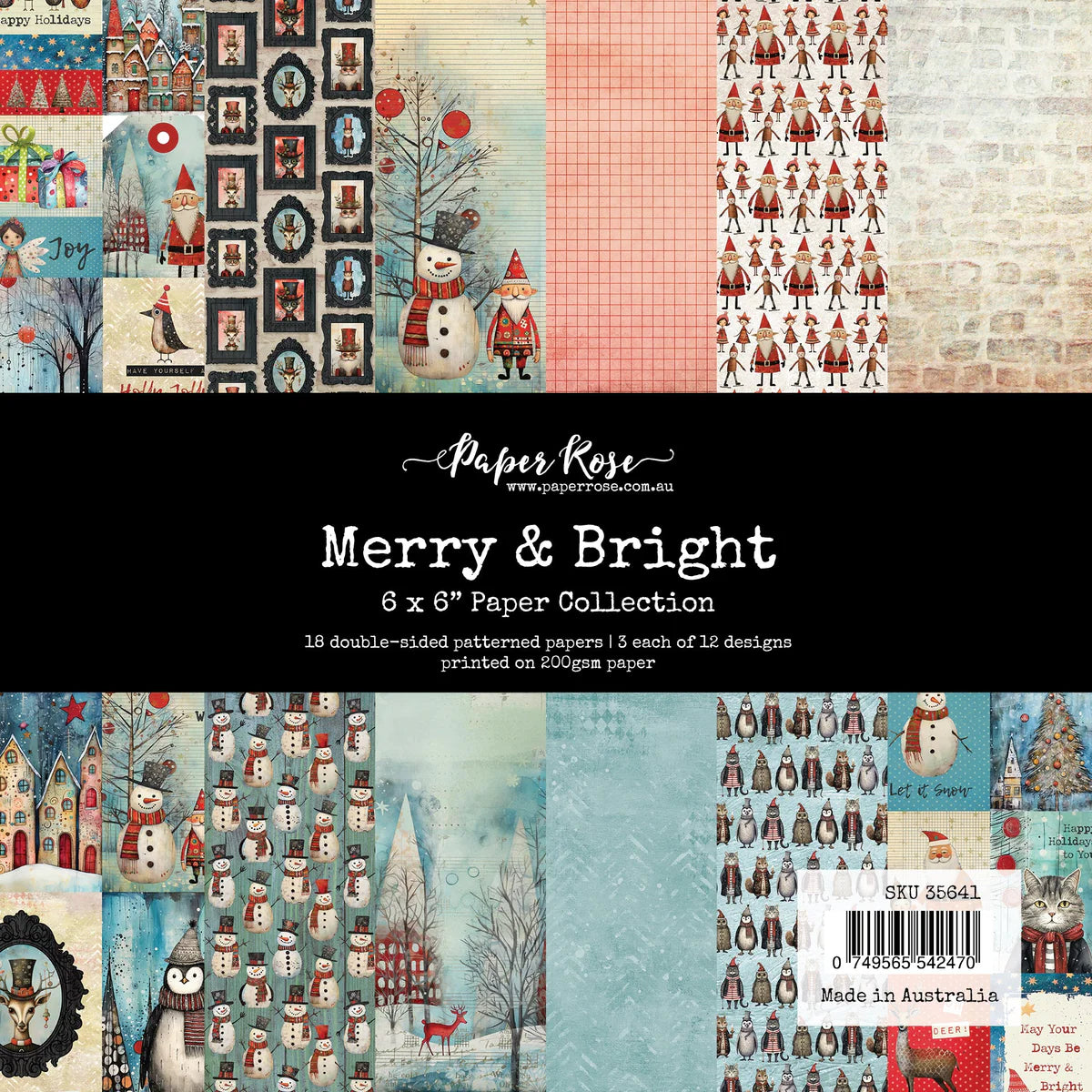 {coming soon!} Merry & Bright 6x6 Paper Collection