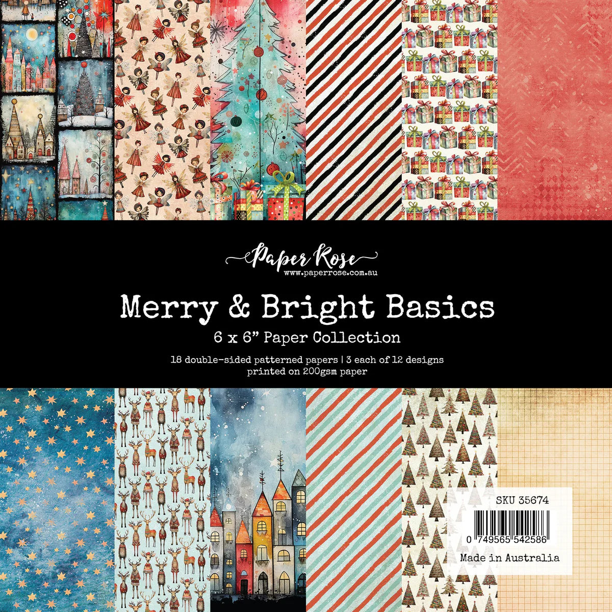 {coming soon!} Merry & Bright Basics 6x6 Paper Collection