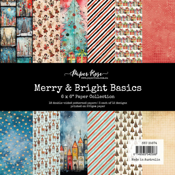 {coming soon!} Merry & Bright Basics 6x6 Paper Collection
