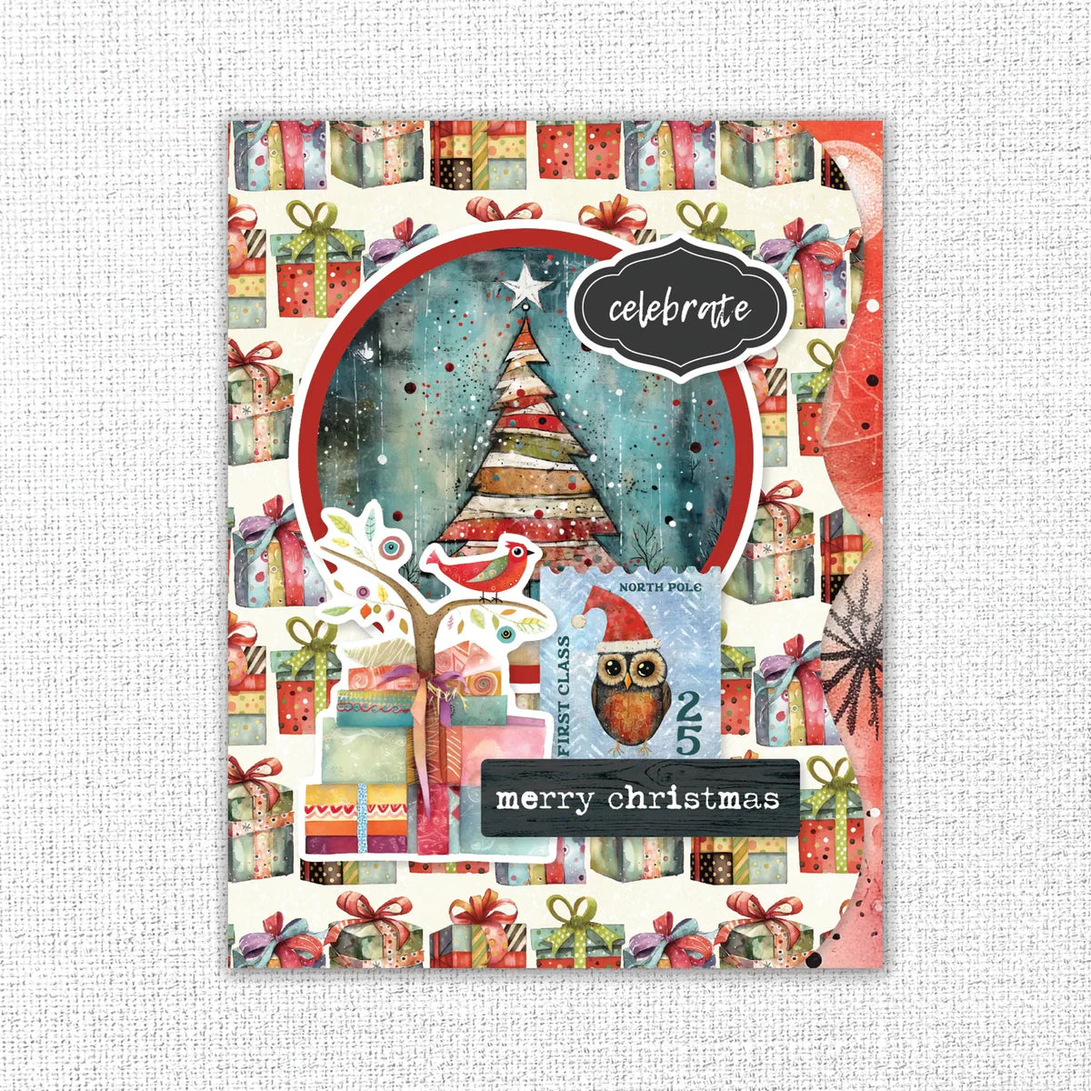 {coming soon!} Merry & Bright Mini Junk Journal Folio Kit