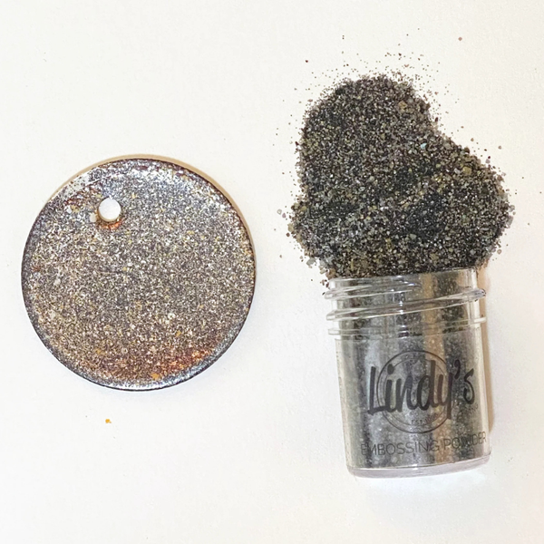 Chip Off the Old Black Chunky Embossing Powder | Metal Maniacs