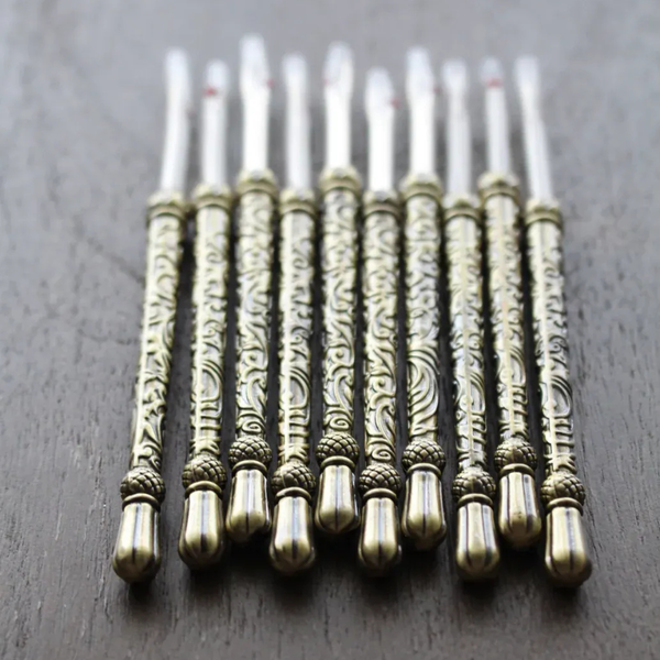 Metal Engraved Antique Gold Seam Ripper