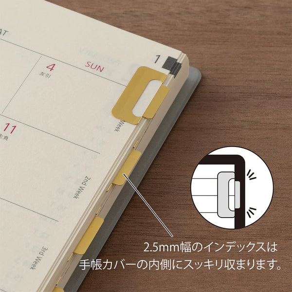 Chiratto Brass Index Clips