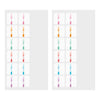 Colorful Numbered Chiratto Index Labels