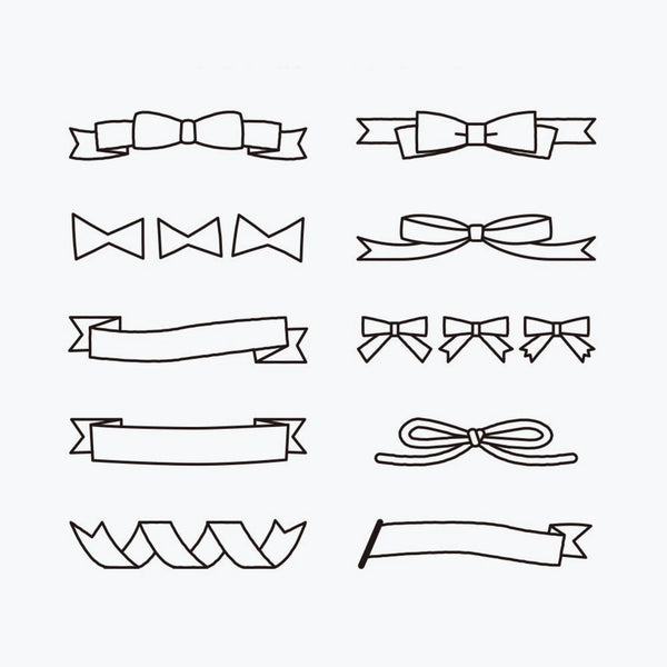 Ribbon Design Rotating Paintable Stamp