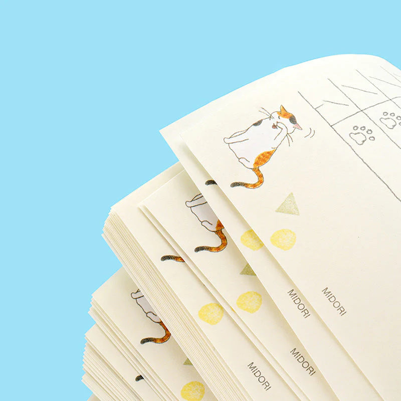 Cute Cat To Do List Memo Pad
