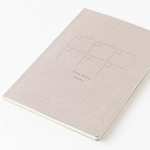 Yuru Log B6 Free Diary Monthly {Undated Calendar} | Midori