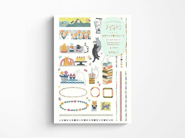 Cat Sticker Sheets | Midori Yuru Log