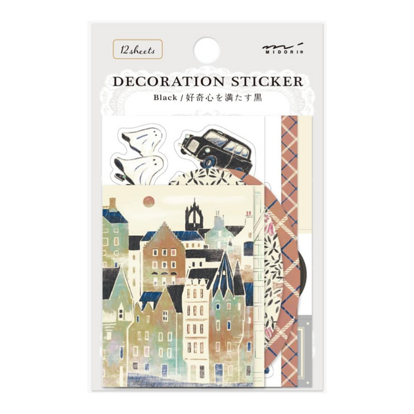 MD Decoration Sticker Set No. 2662 Black