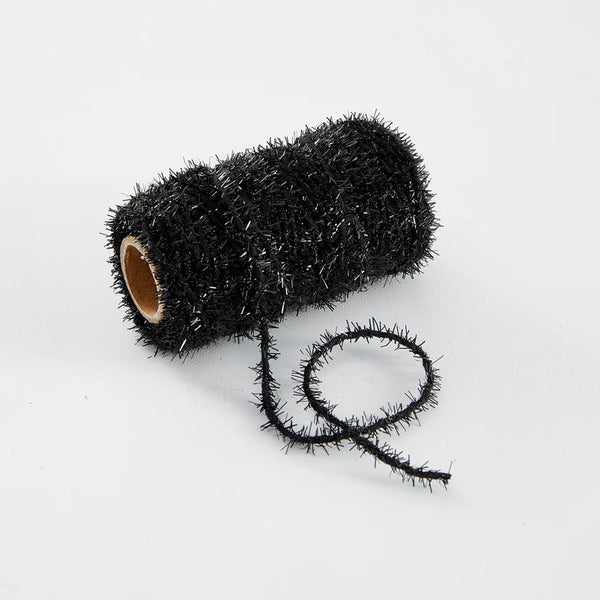 Black Mifuzz Ribbon by the Yard
