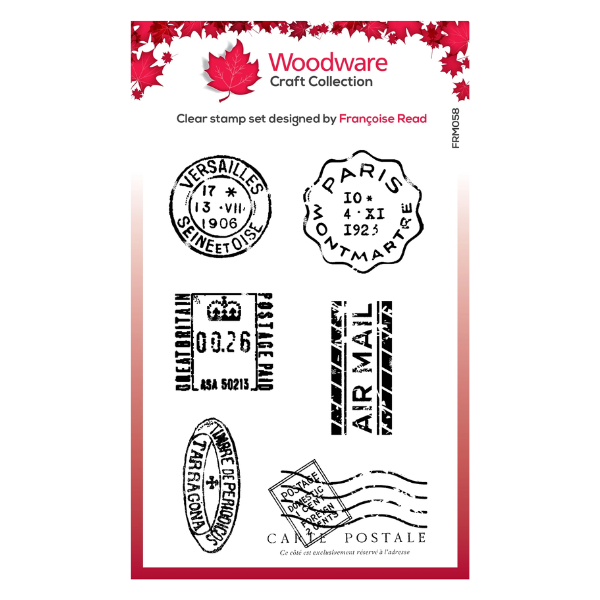 Mini Postmarks Clear Stamp Set