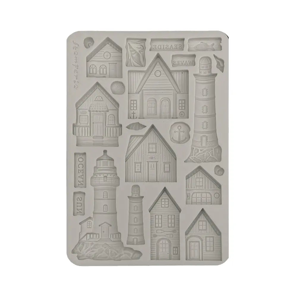 Houses & Lighthouses A5 Silicone Mould | Silent Sea