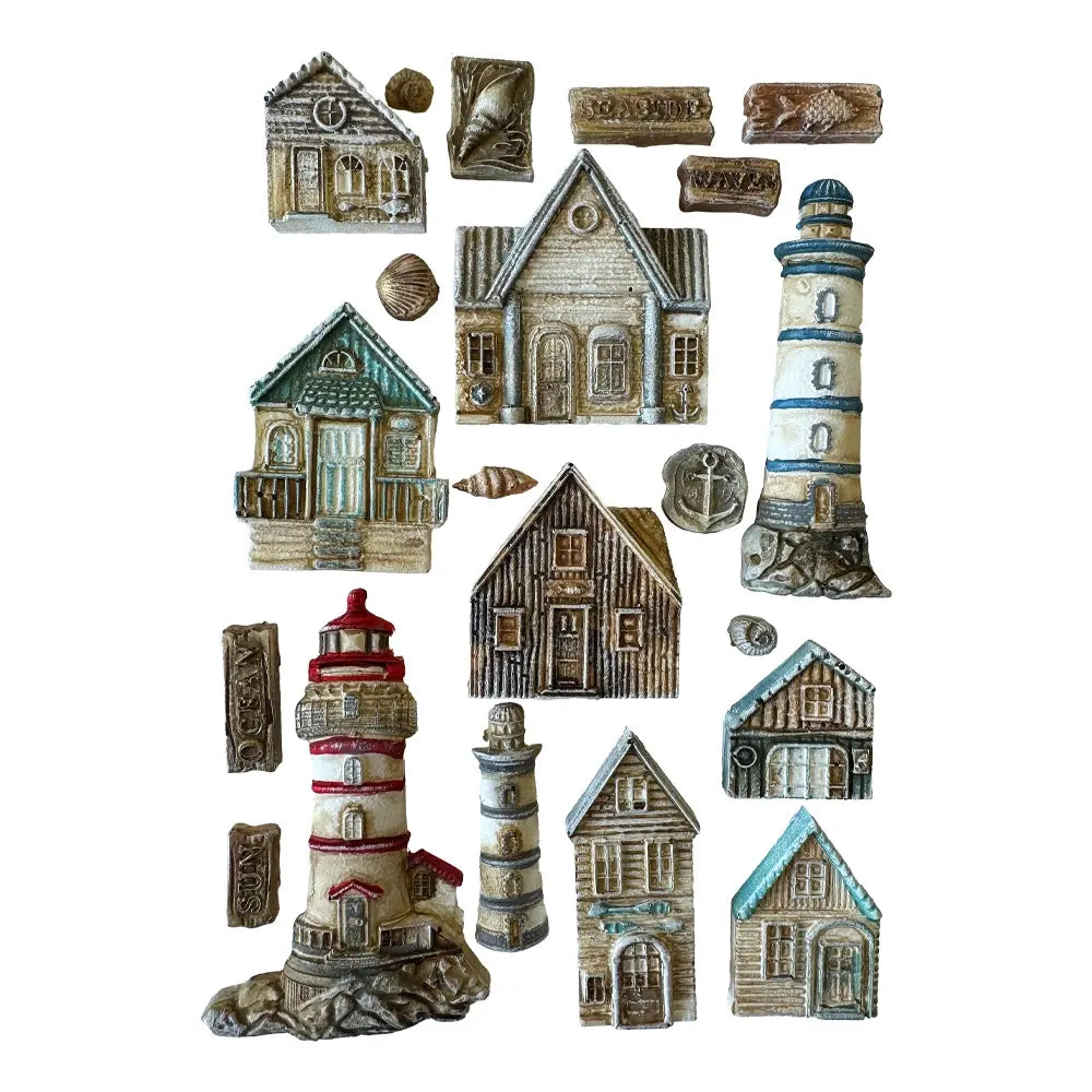 Houses & Lighthouses A5 Silicone Mould | Silent Sea