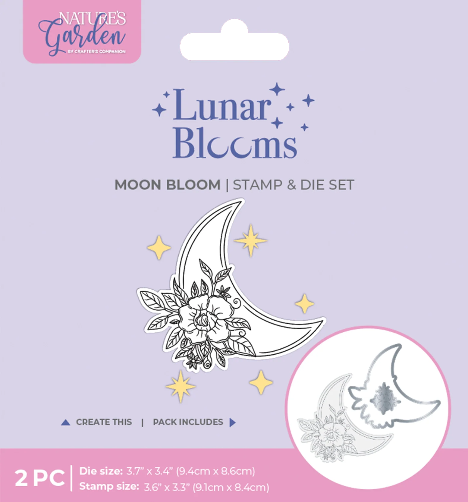 Moon Bloom Stamp + Die Set | Nature's Garden
