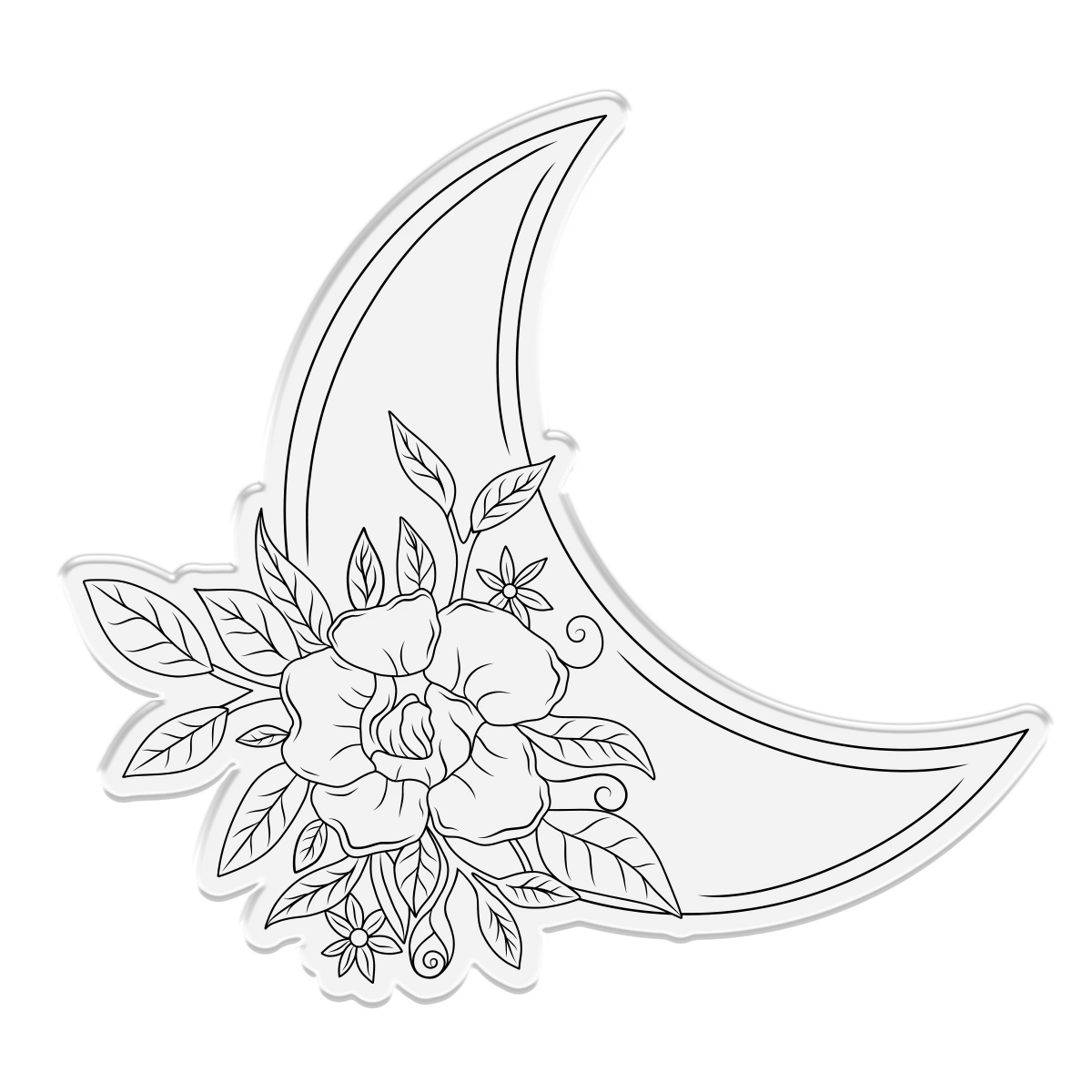 Moon Bloom Stamp + Die Set | Nature's Garden