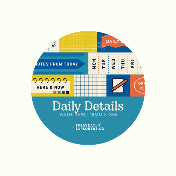 Daily Details Washi Tape