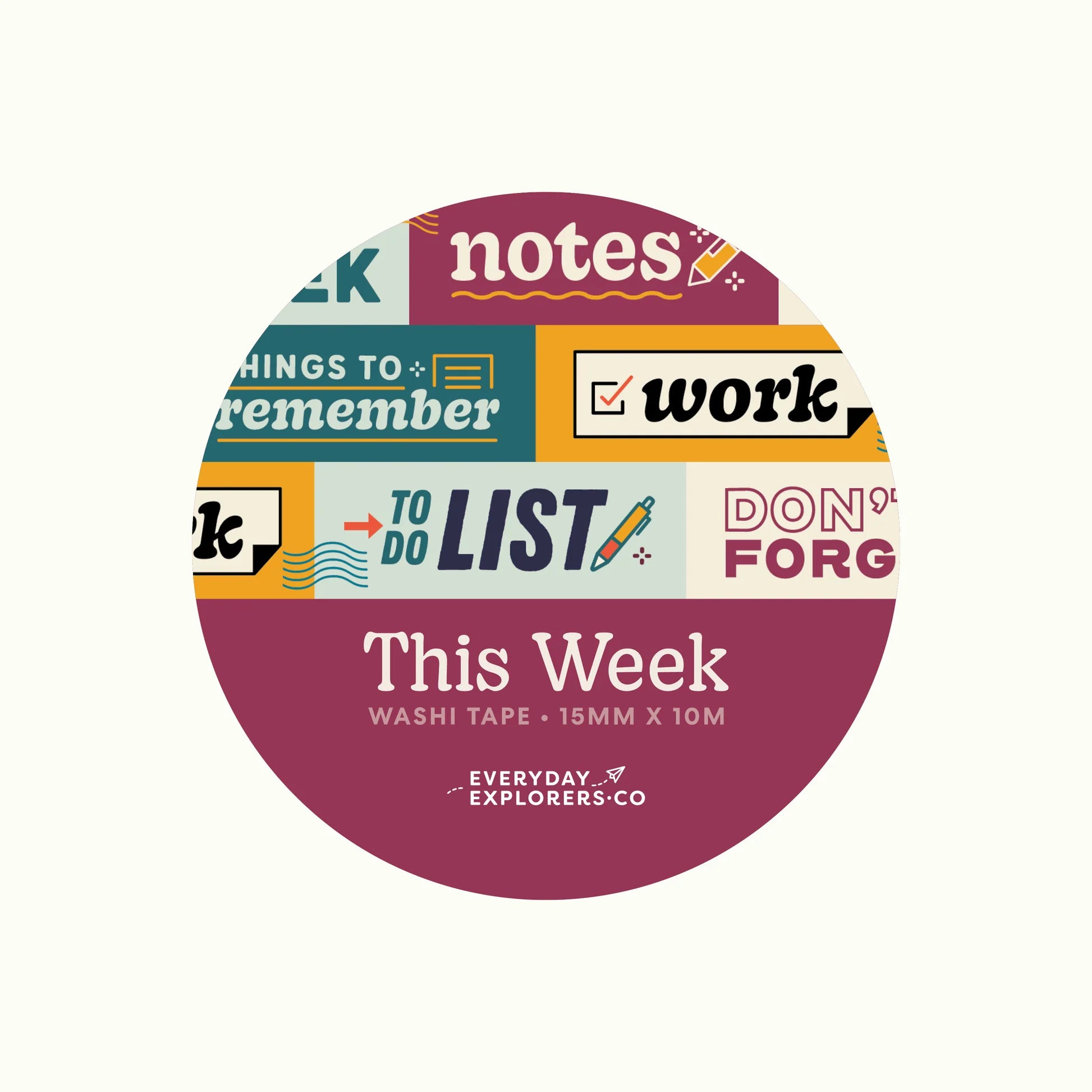 This Week Washi Tape
