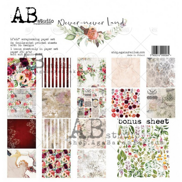 Never Never Land 12x12 Double-Sided Paper Set