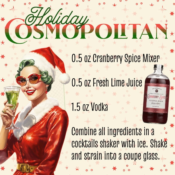 Cranberry Spice Cocktail Mixer {Holiday Seasonal}