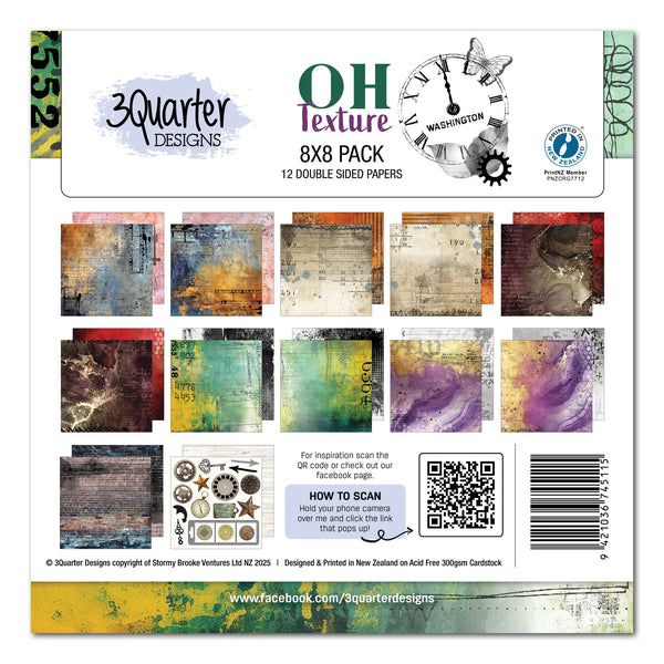 {coming soon!} Oh Texture 8x8 Double-Sided Paper Pack
