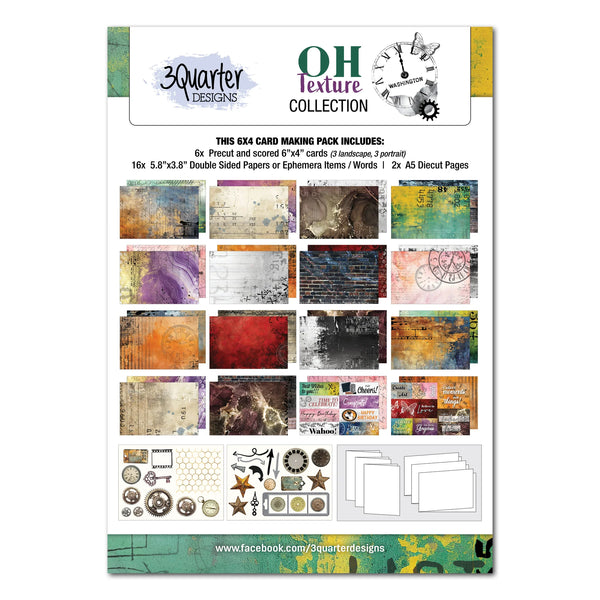 {coming soon!} Oh Texture 6x4 Card Pack