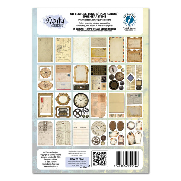 {coming soon!} Oh Texture Tuck'n'Play Ephemera Items